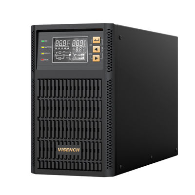 Visench 220V Single Phase Uninterruptible Power Supply 3000Va/2400W Sinewave Online Double Conversion Tower Ups Back Up