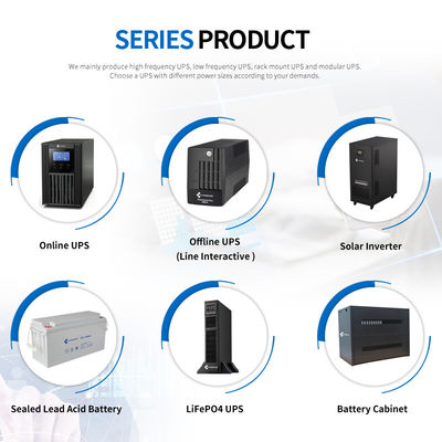 Visench Giant Elite 6KVA 7.5KVA 10KVA 3Phase Online UPS for Security/Monitoring/Alarm