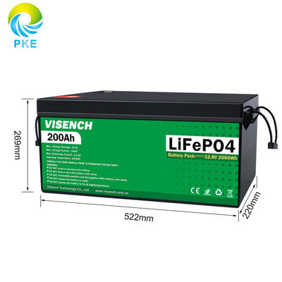 Visench Fabbrica diretta 48v 200ah Lifepo4 batteria profonda 6000 cicli Solar Lifepo4 Ricaricabile Li-Ion Energy Storage Battery