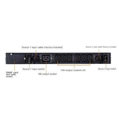 Emerson Liebert STS UF-LTS16-1P Interruttore di trasferimento automatico 16A 230V C19 Tipo di rete