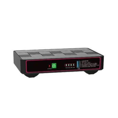 60W 12000MAH LiFePO4 12V 5V Mini Smart UPS DC Battery Backup con design ricaricabile