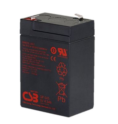 6V 4.5AH GEL batteria ideale per lo stoccaggio di energia e ricaricabile