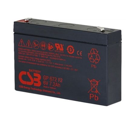 Batterie di stoccaggio solare Gel 6v 7.2ah Batteria al piombo acido Inverter Batteria UPS
