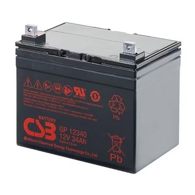 CSB GP12340 12V 34Ah Immagazzinamento di energia Manutenzione gratuita Ricaricabile VRLA Batteria CSB