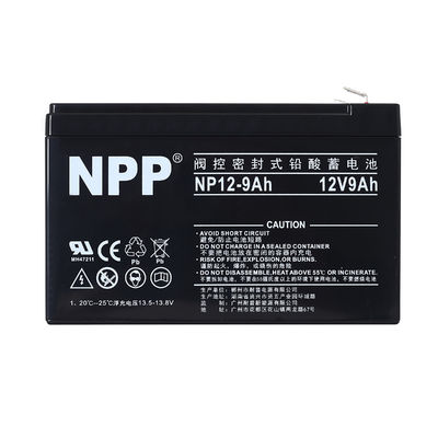 NPP NP12-9Ah Best Energy Storage Maintenance Free Sealed Lead Acid Replacement Battery per il sistema di sicurezza di allarme domestico