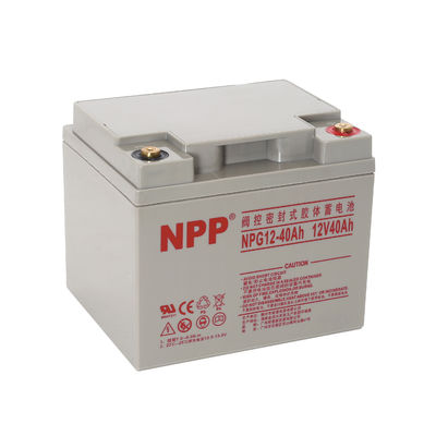 NPP NPG12-40Ah Miglior immagazzinamento di energia Manutenzione gratuita Ricaricabile acido di piombo sigillato sigillato 12V 40Ah batteria