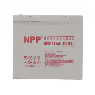 NPP NPG12-55Ah Miglior immagazzinamento di energia Manutenzione gratuita Ricaricabile Acido di piombo sigillato 12V 55Ah Batteria