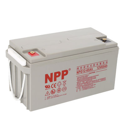 NPP NPG12-65Ah AGM ricaricabile Heavy Duty Deep Cycle Gel VRLA Batteria per sistema solare off-grid, Golf Cart, Non Spill capace