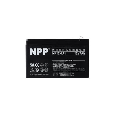 NPP NP12-7Ah batteria di gel a piombo sigillato ricaricabile 12V 7Ah