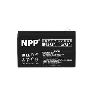 NPP NP12-7.5Ah Best Energy Storage Free Rechargeable Sealed Lead Acid 12V 7.5Ah Gel Battery