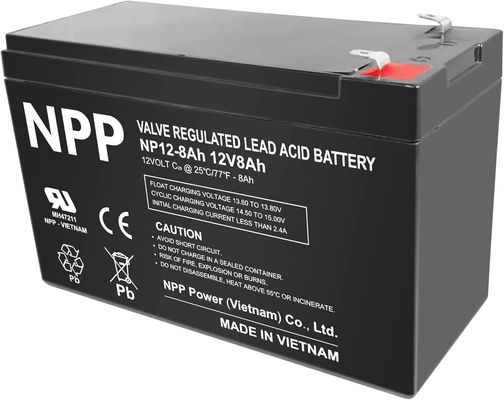NPP NP12-8Ah Best Energy Storage Free Rechargeable Sealed Lead Acid 12V 8Ah Gel Battery
