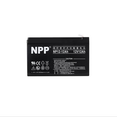 NPP NP12-12Ah Best Energy Storage Maintenance Free Rechargeable Sealed Lead Acid 12V 12Ah Batteria
