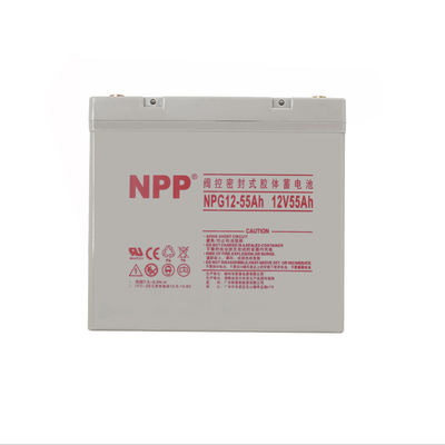 NPP NPG12-55Ah Miglior immagazzinamento di energia Manutenzione gratuita Ricaricabile Acido di piombo sigillato 12V 55Ah Batteria