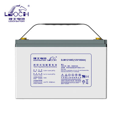 Energia elettrica 1,2 Wh 12V100AH Leoch DJM12100 Batteria a gel al piombo senza manutenzione ricaricabile e resistente