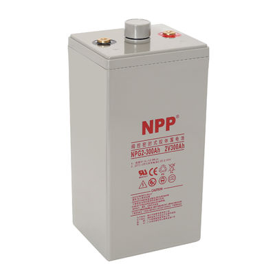 NPP resistente NPG2-300Ah Maggiore accumulo di energia Manutenzione gratuita Ricaricabile avanzata 2V 300Ah Batteria al piombo acido Batteria gel