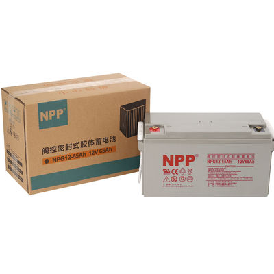 NPP NPG12-65Ah AGM ricaricabile Heavy Duty Deep Cycle NPP Gel VRLA Batteria per sistema solare off grid Golf Cart Non Spillabile