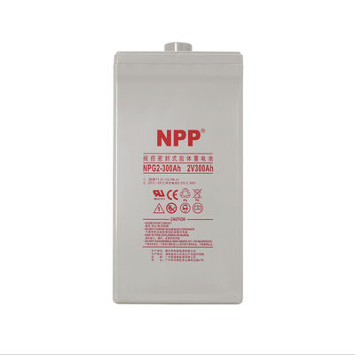 NPP resistente NPG2-300Ah Maggiore accumulo di energia Manutenzione gratuita Ricaricabile avanzata 2V 300Ah Batteria al piombo acido Batteria gel